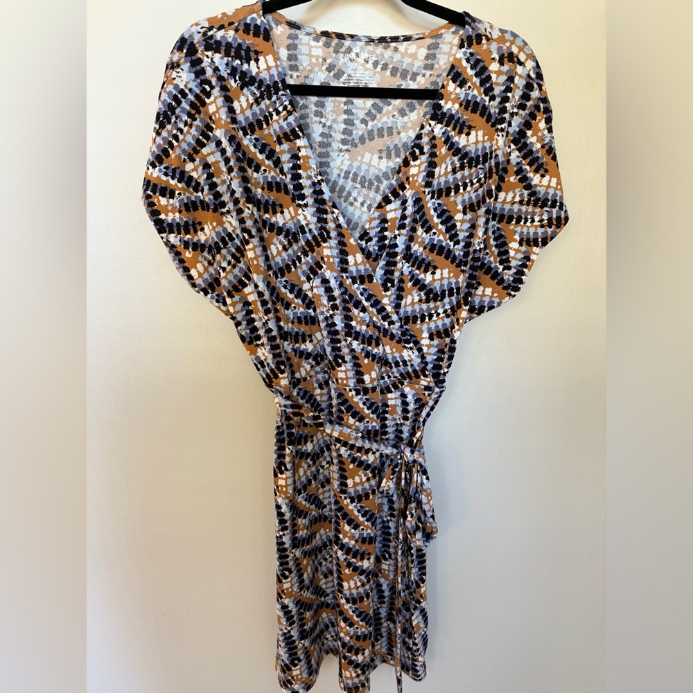 Nine West Multicolor faux wrap Dress